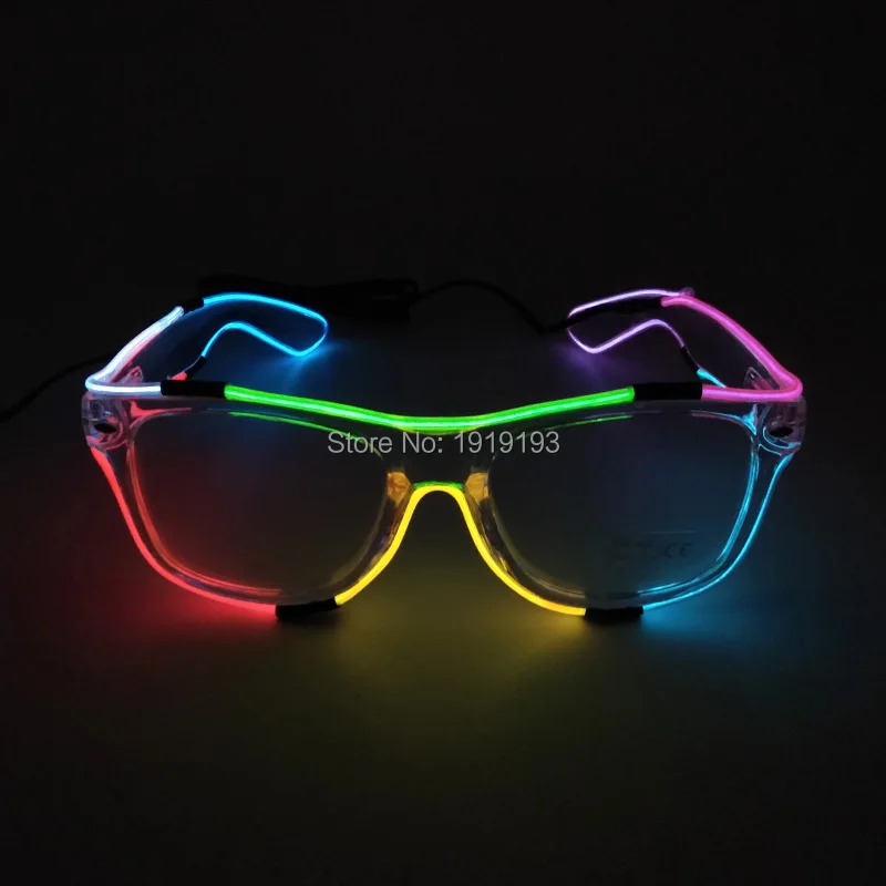 Masquerade Decor Led Strip Neon Diy Fluorescent Glasses Colorful Rave
