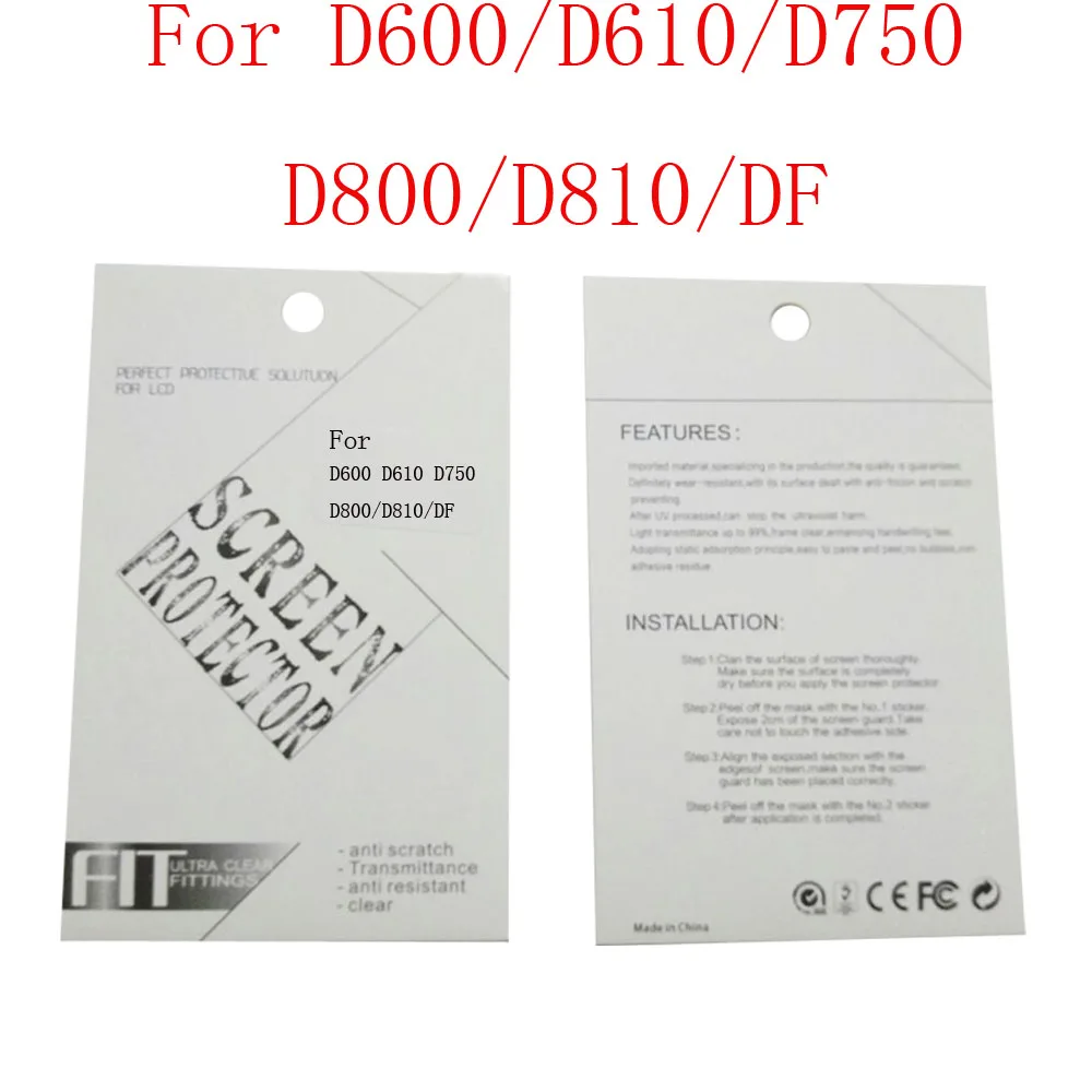 20 шт., новые мягкие Камера Защитная пленка для экрана для Nikon D90 D7000 D3000 D3100 D7500 D3300 D3400 D3500 D5100 D5200 D5300 D7100