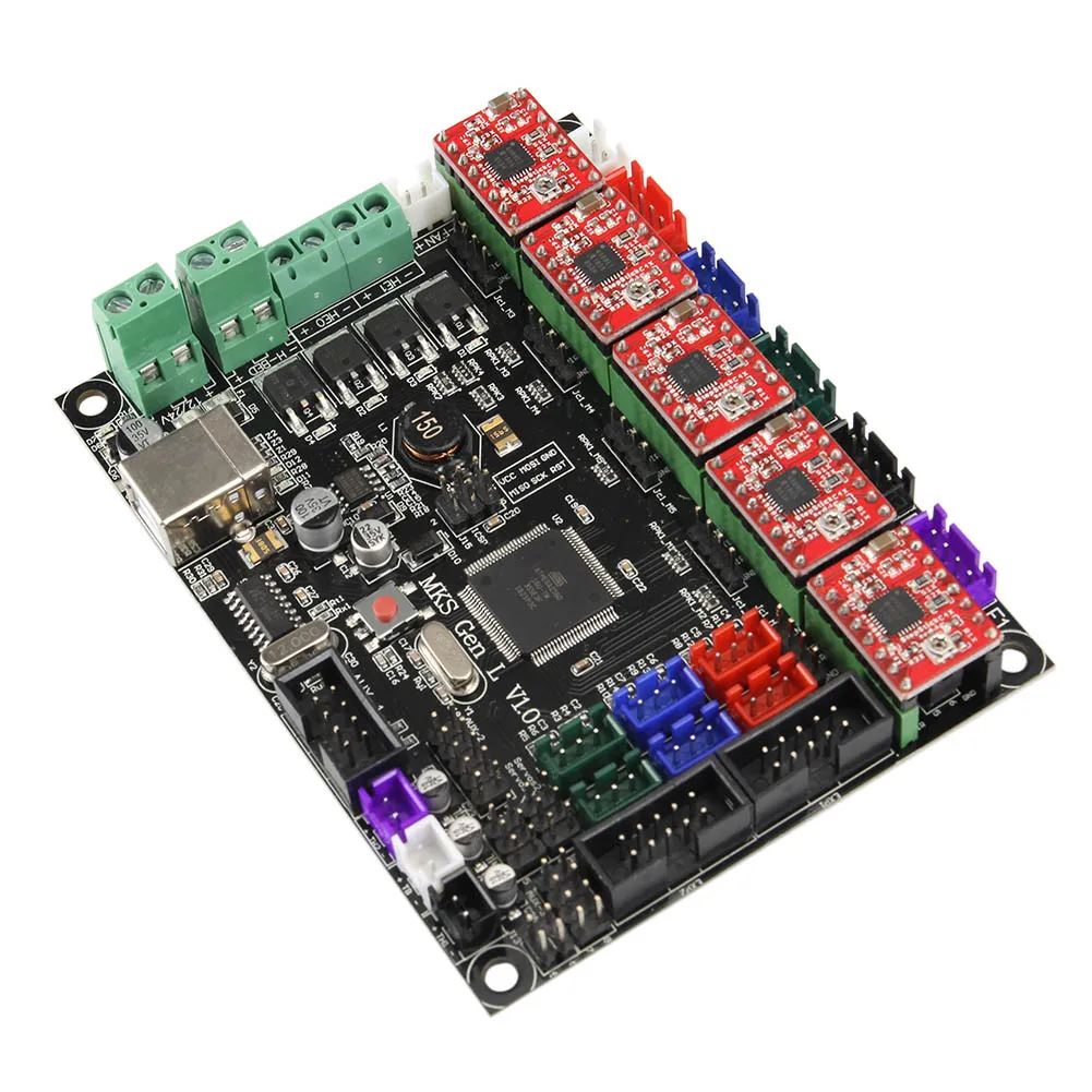 

For MKS GEN L 12864 LCD Minipanel Touching Display 3D Print Kits with A4988 Driver LSMK99