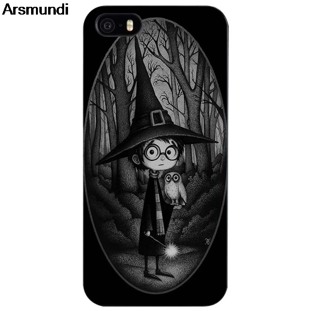 Arsmundi чехол для телефона Potter s для iPhone 4S SE 5S 6S 7 8 Plus X XR XS Max чехол из мягкого ТПУ резины силикона - Цвет: Серый