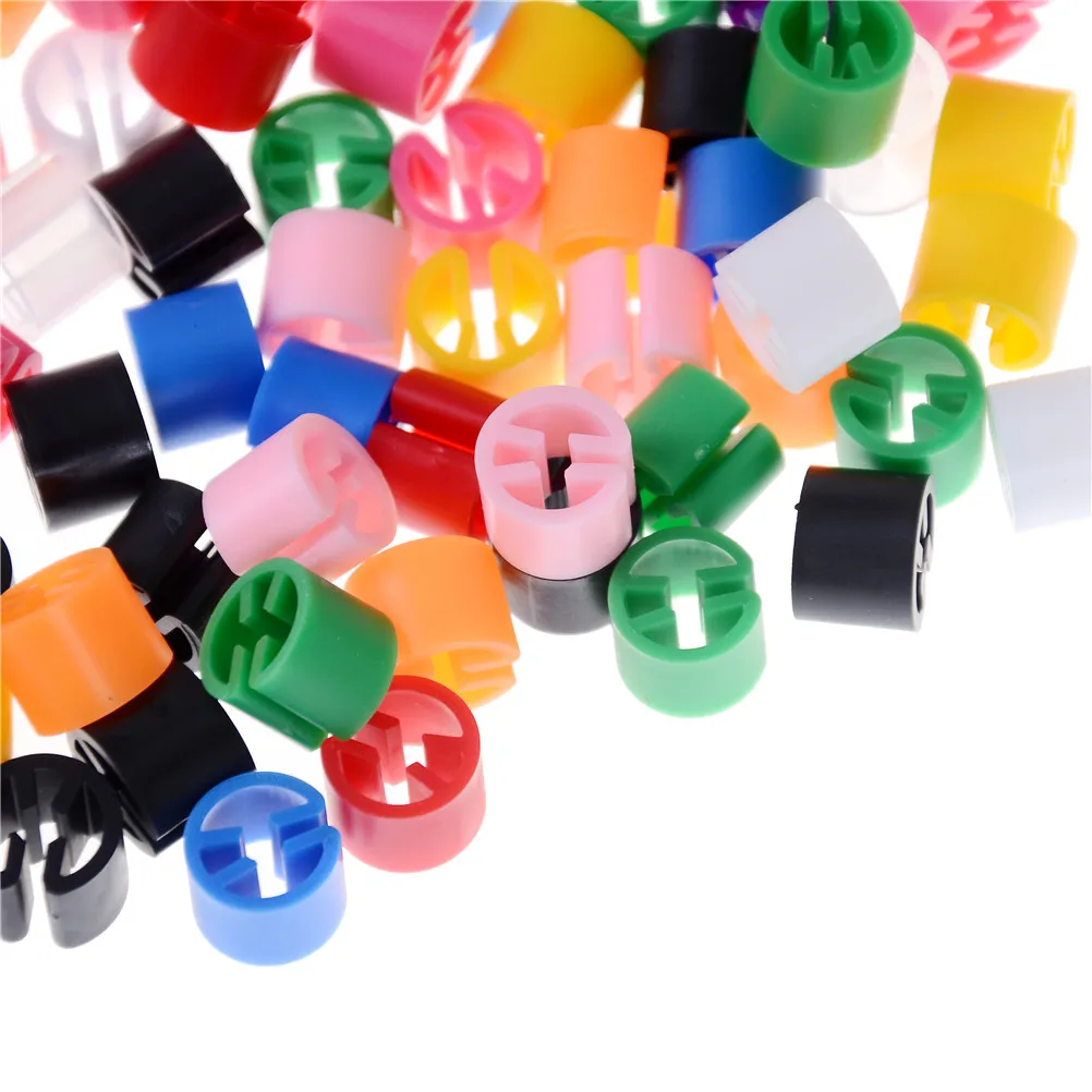 

Snap On Hanger Size Markers Hangers Clips Plastic Circle Marker For Sizes Clothes Hanger Accessories Label Tube Marked