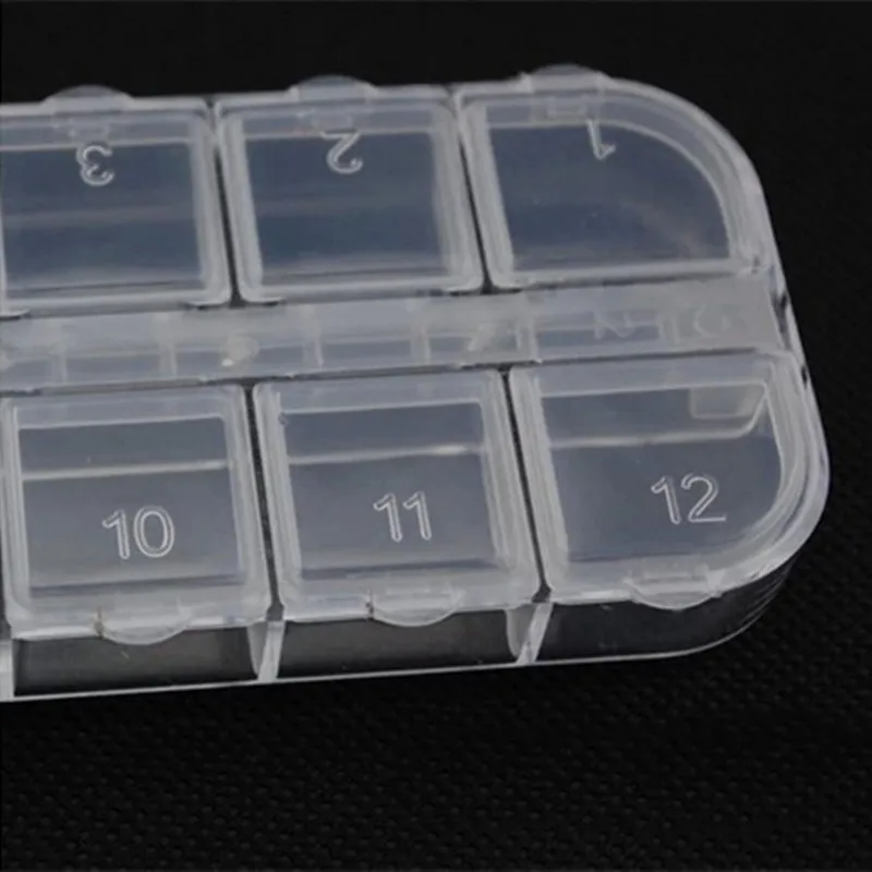 10 сетка Портативный Ювелирный инструмент коробка для хранения электронных Запчасти винты, гайки контейнер кольцо бусины Организатор