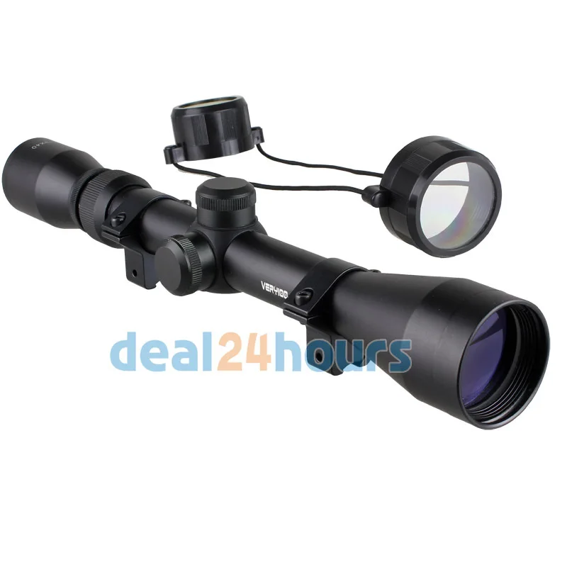 Tactical 3-9x40 Mil Dot Zoom Sniper Air Rifle Gun Airgun Hunting Scope Sight