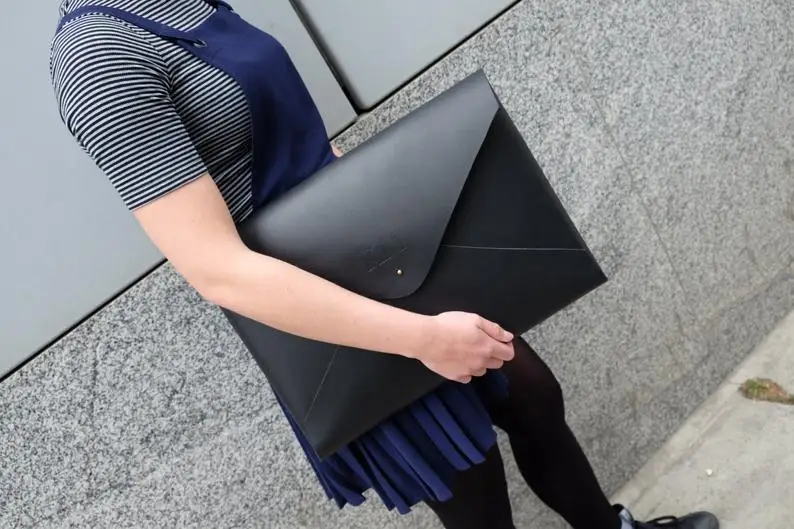 

Business with loose-leaf notebook custom high-end office stationery Notepad buckle bag genuine leather face manager folder