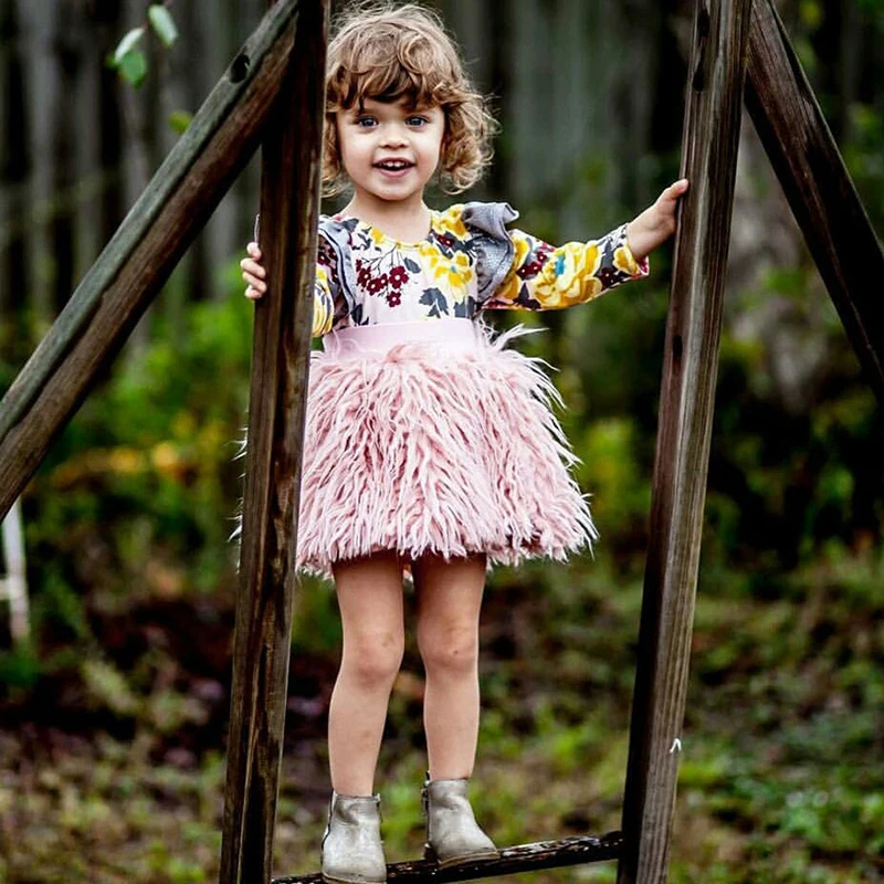 

PluckyStar Hot Princess Skirt Girl Sweet Pink Baby Girl Skirts Spring Autumn Fashion Children Clothes 18M/2Y-5Y Girls Tutu D19