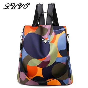 

High Quality Waterproof Oxford Women Backpack Fashion Anti-theft Women Backpacks Ladies Large Capacity Backpack Travel Mochilas