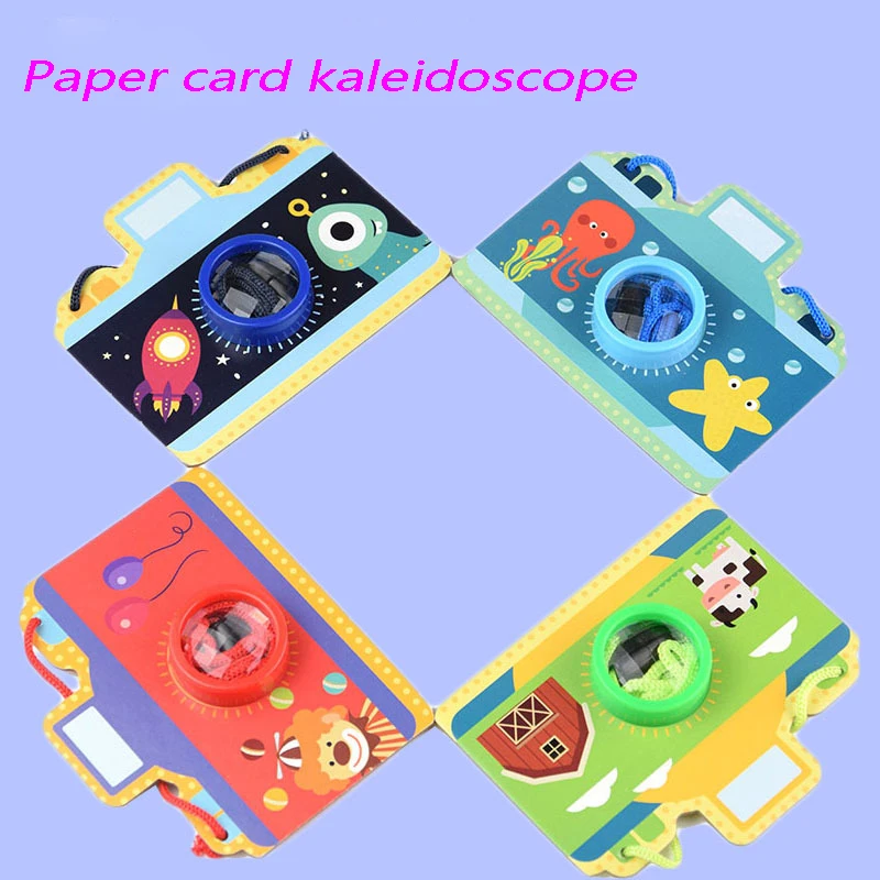 1] Cartoon Camera Kaleidoscope 0.02 Multi-prism Variety Bee Eye Effect Toy Children's Day Gift Fancy Educational  Cartoon Camera