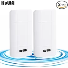 KuWFi 2Pcs 300Mbps Wireless Outdoor CPE Router 1KM CPE Wi-fi Access Point WDS Wifi Bridge Extender Wifi Repeater For IP Cameras цена KuWFi 2Pcs 300Mbps Wireless Outdoor CPE Router 1KM CPE Wi-fi Access Point WDS Wifi Bridge Extender Wifi Repeater For IP Cameras цены онлайн
