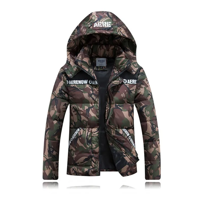

Camouflage Lover Cotton Jacket 2017 New Arrival Autumn Winter Casual Thickened Padded Coat Warm Slim-cut Outerwear Drop Shipping