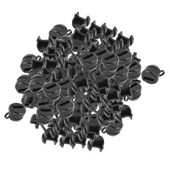 

100Pcs HDB-4k-4 Flat Cable Wire Strain Relief Bush Grommet 10.7mm Length