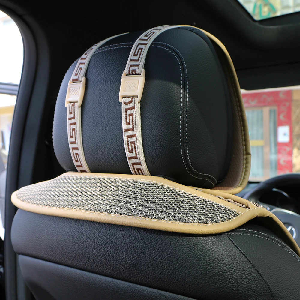 3D Air mesh car seat cover pad for most cars Breathable cloak/ Auto summer cool front seats cushion Protect Automobile interior - Image 4