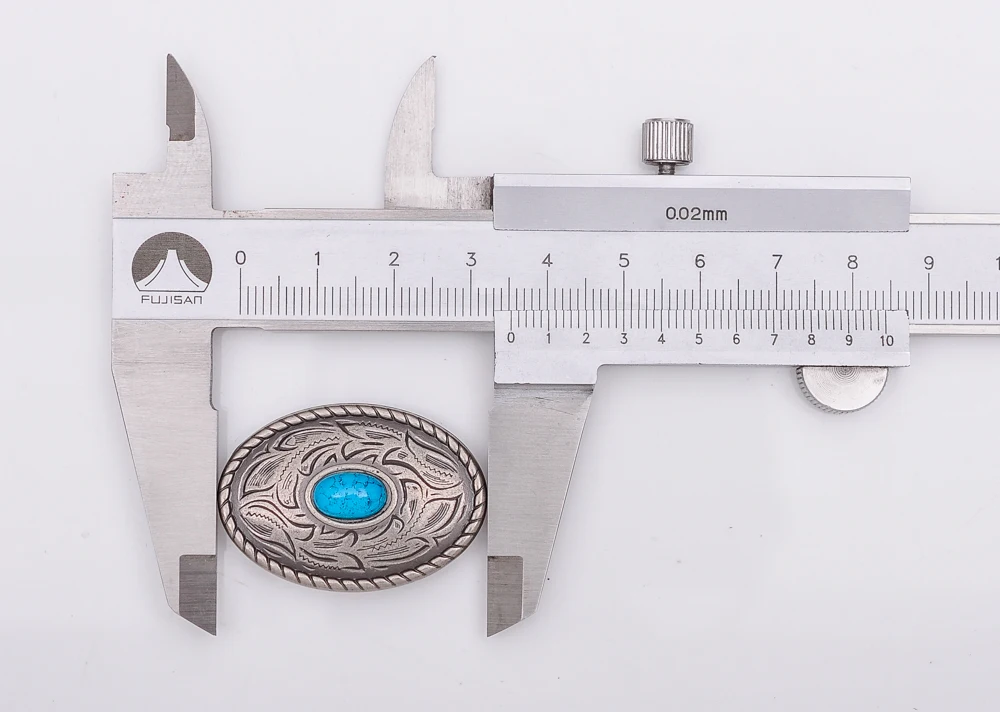 10 шт. 35X25mm старинные серебряные западные Бирюзовый Овальный парад кожа Кончос для