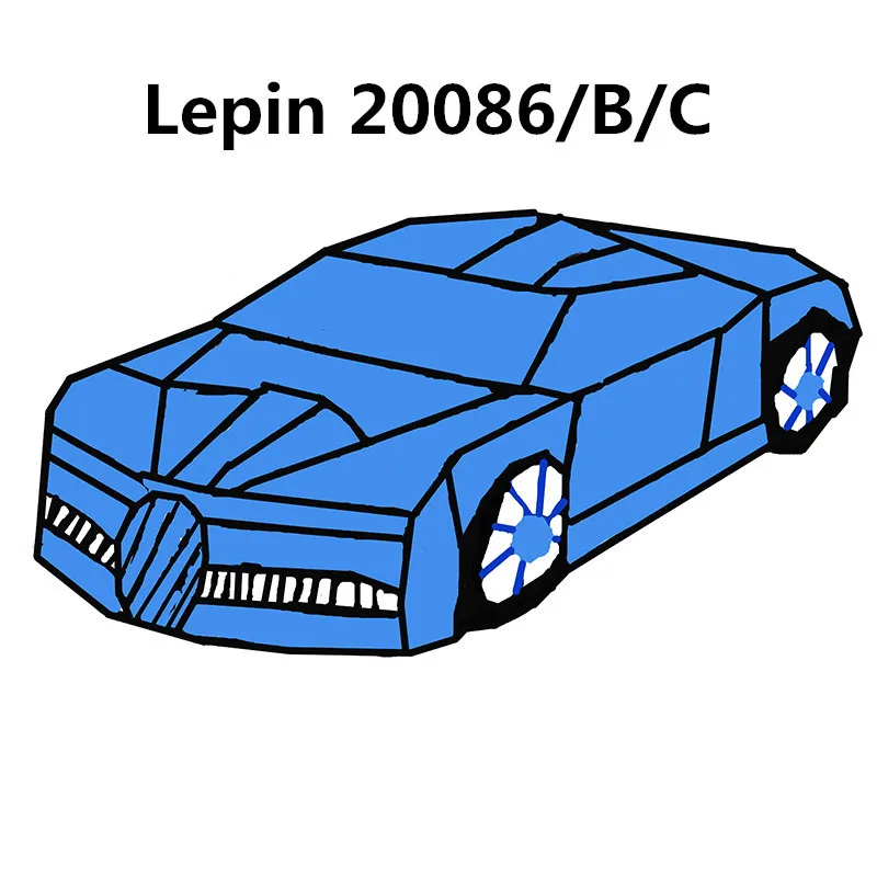 

New Lepin 20086 Technic Series Supercar Building Blocks Bricks Educational Toys Compatible 42083 to Boy Gifts Model