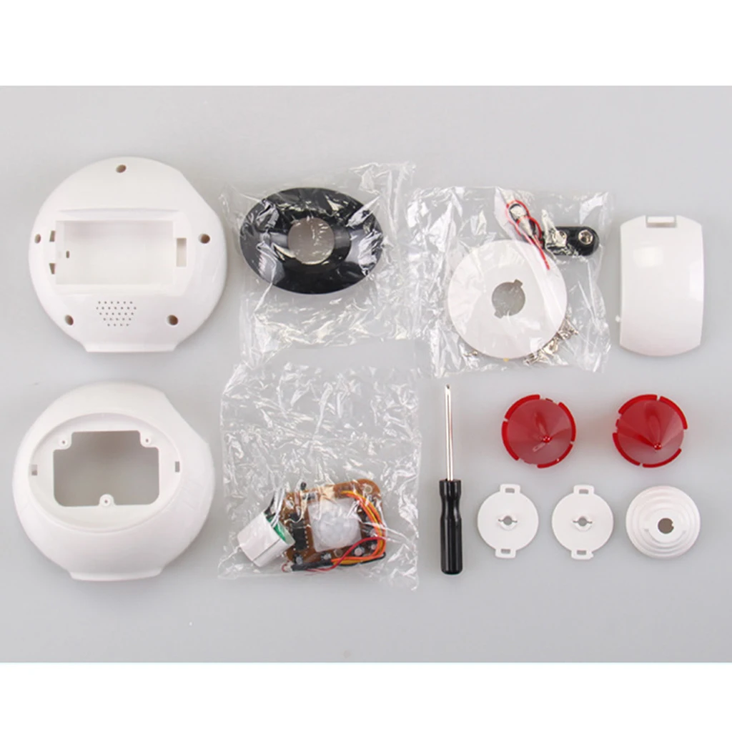 DIY Science Educational Assemble Model Kit Human Body Induction Robot Building Explore Pyroelectric Infrared Sensors Physics Toy