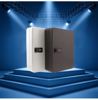 

Wall Mounted Key Cabinet Password Lock Security Keybox Storage Box Contains 36 key card For Company Home Office Hanging Car Keys