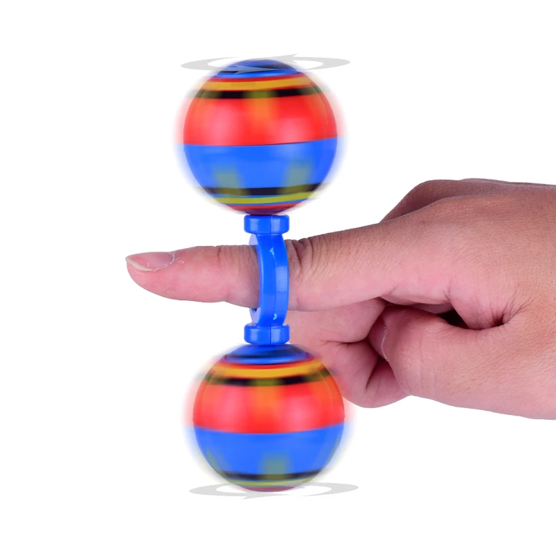 

Hand Spinner Ring Gyro Toy Fingertip Spinners Magnetic Ball Mini Football Basketball Decompression Desktop Handspinner Kids Toys