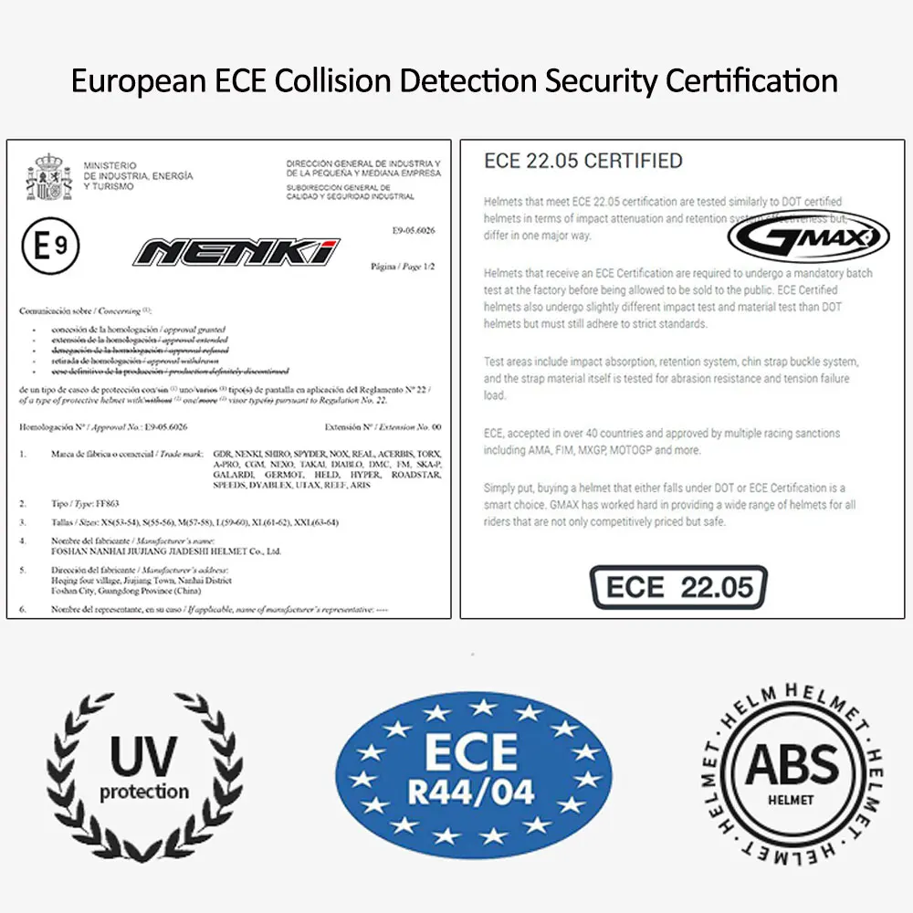 NENKI мотоциклетный шлем, мотоциклетный шлем для мотокросса, шлем для мотокросса, мотоциклетный шлем, Сертификация ECE