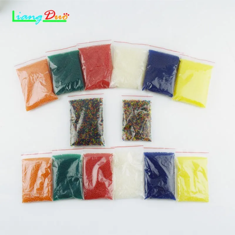 

10000 5000 pcs / bag Colored Orbeez Soft Crystal Water Paintball Bullet Water Cultivation Beads Balls Toy Water gun Toys