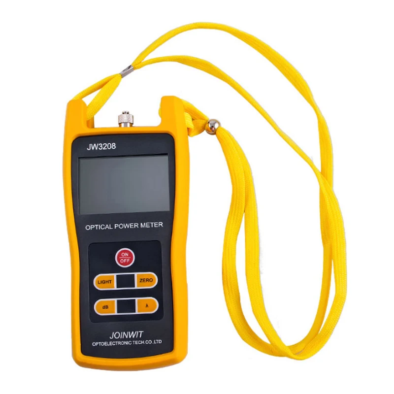 

JW3208 handheld optical power meter -70dBm-+6dBm Fiber Optical Power Meter Testing instrument for optical fiber network