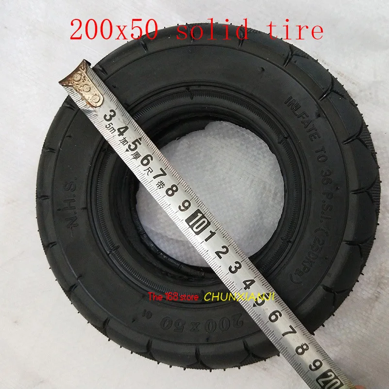 Super quality Solid Tubeless Tire 200 x 50 (8x2) solid/foam filled tire 200*50 for Razor E100 E125 E200 Scooter 200*50 tyre Super quality Solid Tubeless Tire 200 x 50 (8x2) solid/foam filled tire 200*50 for Razor E100 E125 E200 Scooter 200*50 tyre