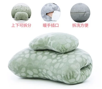 Office Sleeping Artifact Warm Hand Double Siesta Pillow Male And Female Students Lunch Break Pillow Small Pillow - Цвет: Style A