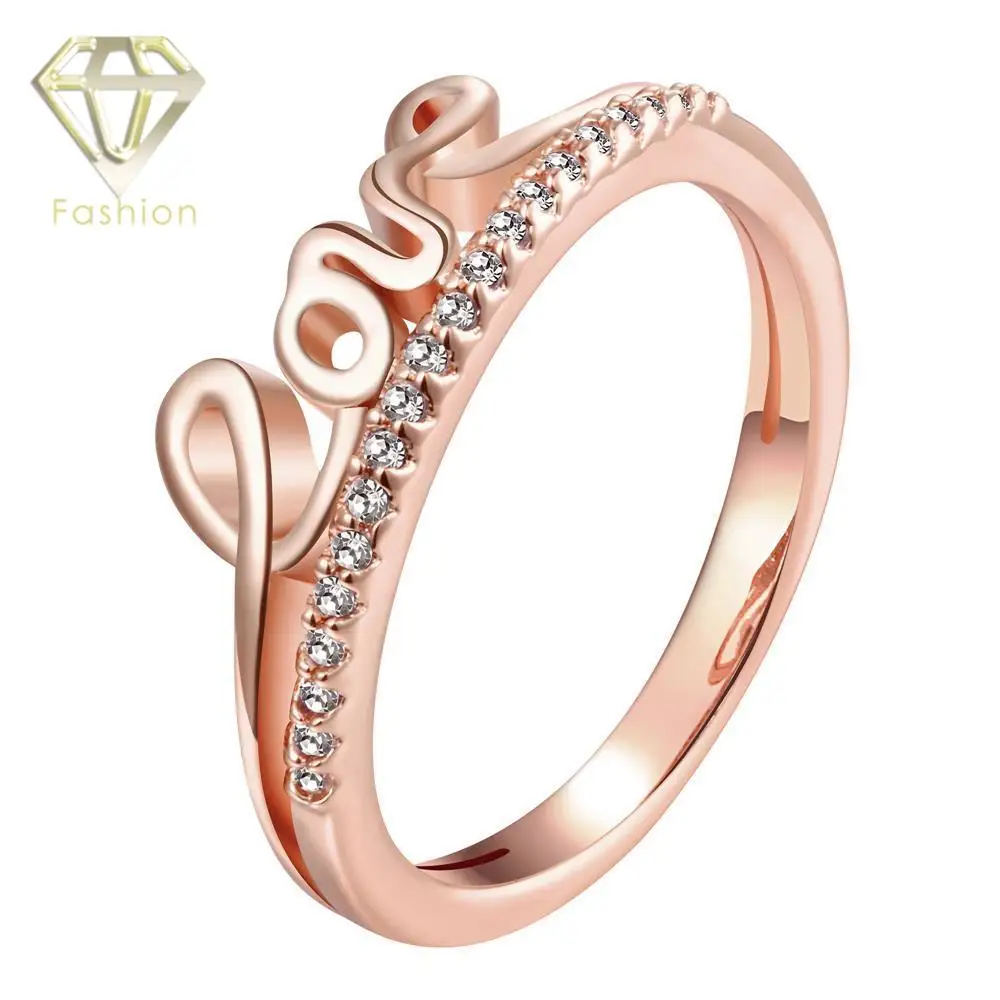 True Love Waits Ring Romantic /rose Gold Color With Cute 