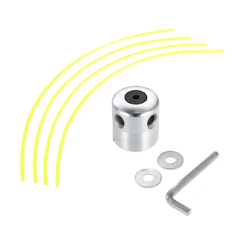 

1 Set Universal Trimmer Head Aluminium Strimmer Head Trimmer Heads Grass Brush Cutter Lawn Mower Accessory With Trimmer Line