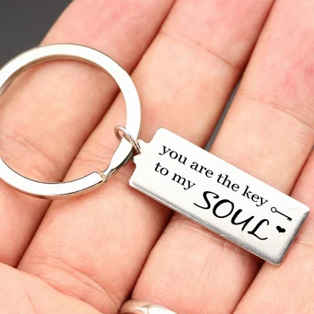 

Engraved Keyring Keychain Keys Holder Women Driver gift Keyring Wife Grilfriend Gift Key Tag husband couples lover boyfriend