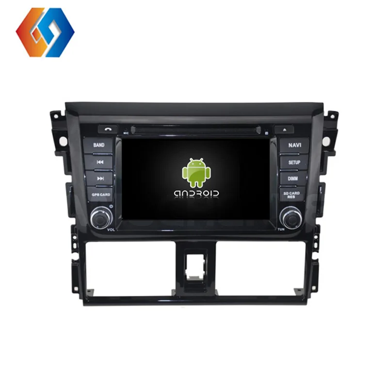Car GPS Navigation For TOYOTA YARIS 2014 With 7 inch IPS Touch Screen Bulit-in DVD Bluetooth WiFi Mirror Link Android 9.0 System |