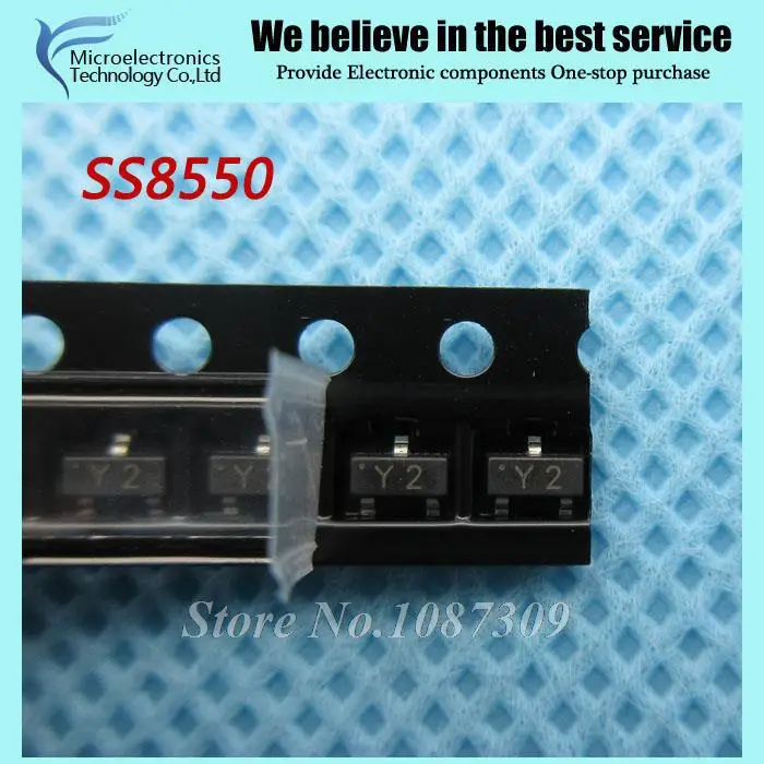 200pcs free shipping SS8550 S8550 Y2 Bipolar Transistors BJT 625mW, 25V ...