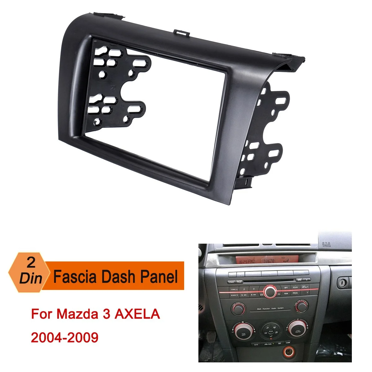 2DIN автомобиля стерео радио DVD фасции Панель плиты отделка комплект рамка для Mazda 3 AXELA 2004 2005 2006 2007 2008 2009