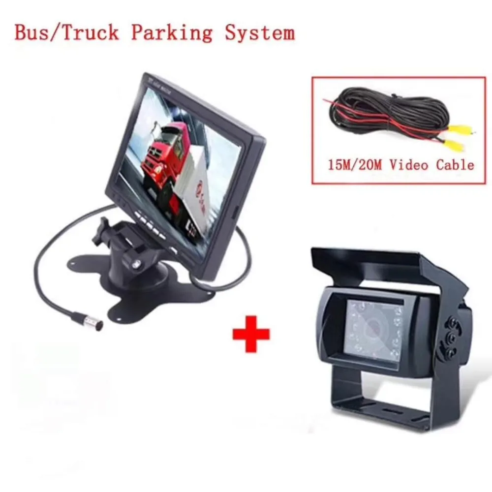 

7 Inch TFT Monitor With Water-proof Camera For bus/truck Rearview Camera