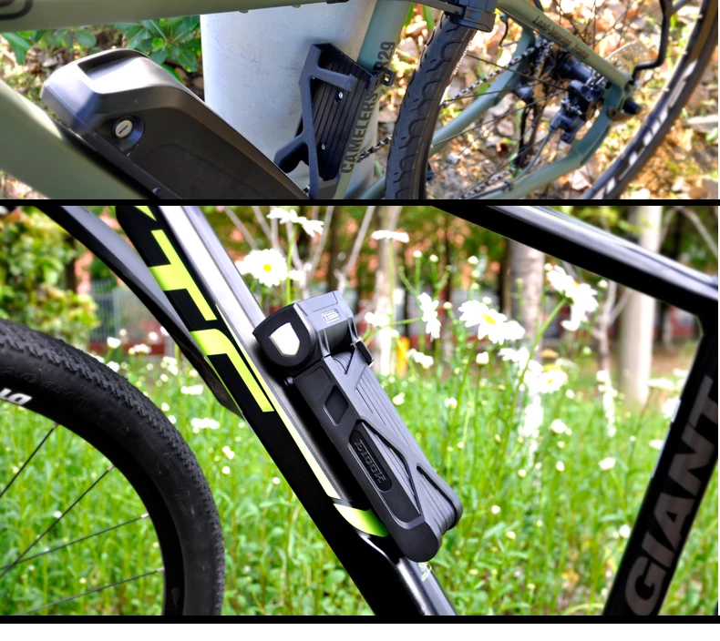 Etook Bicycle Lock Folding Mountain Bike Lock Strongest Anti Theft Heavy Duty Motorcycle Lock For Electric Bike ET590