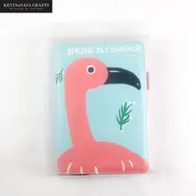 Фламинго еженедельник A6 Размеры Тетрадь дневника день наклейки для дневника Kawaii журнал канцелярские Чехол для мобильного телефона в стиле "Bts школьные принадлежности