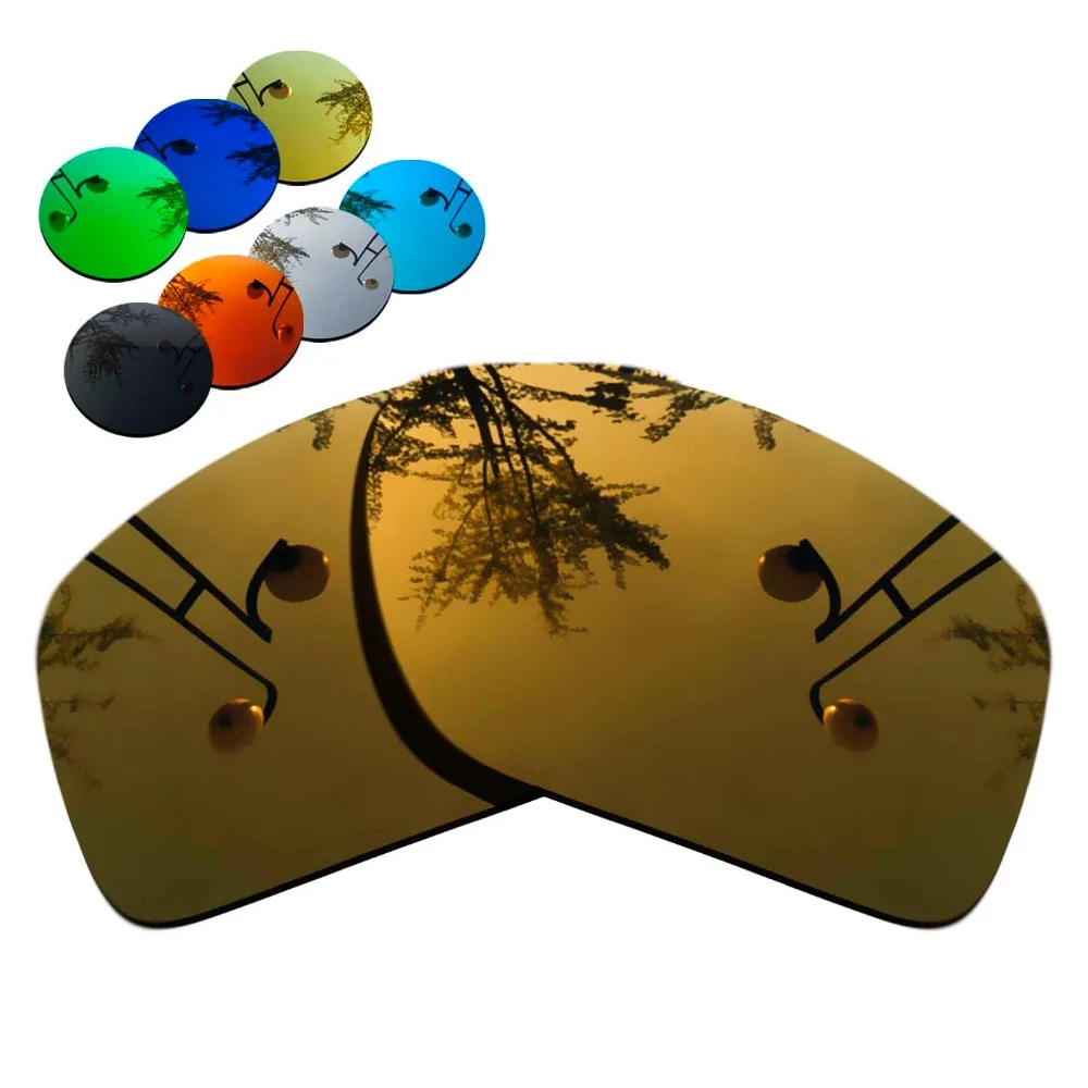 

100% Precisely Cut Polarized Replacement Lenses for Big Taco OO9173 Sunglasses Copper Mirrored Coating Color- Choices