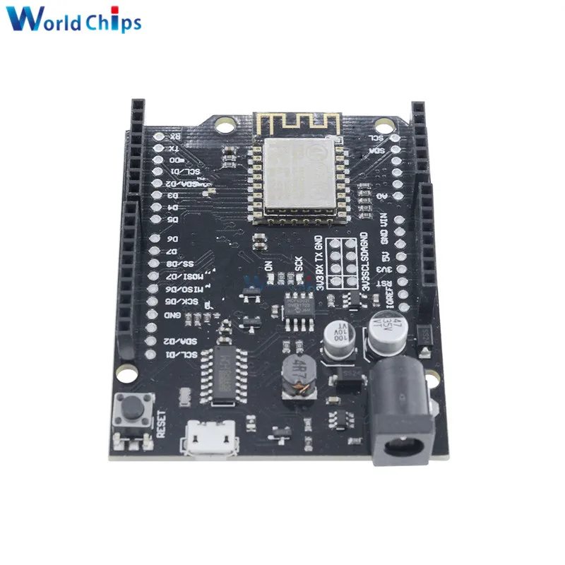 Для WeMos D1 R2 WiFi ESP8266 esp12f ESP-12F CH340 V2.1.0 макетная плата модуль Micro USB для Arduino UNO R3 ONE Nodemcu