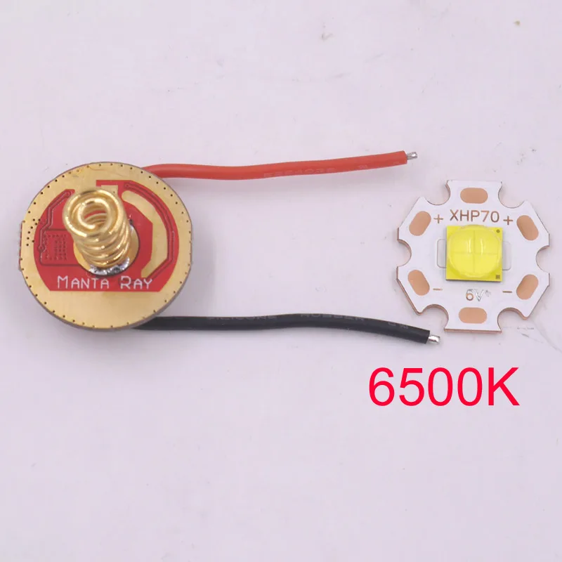 Светодиодный излучатель высокой мощности CREE XHP70.2 6 в 6500 К холодный белый 3000 22 мм 2 8