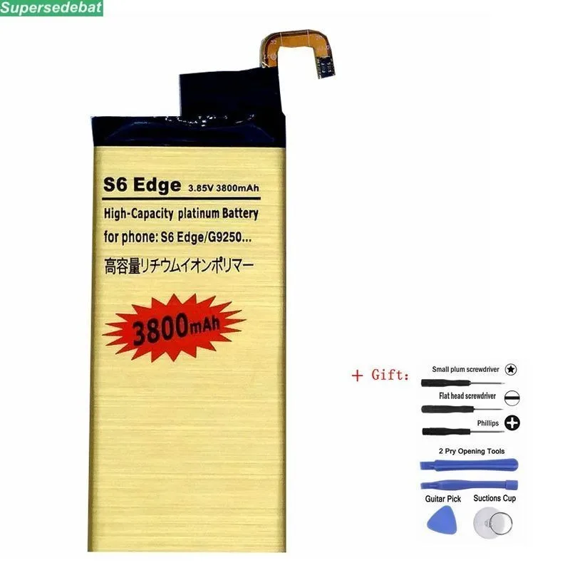 Battery For Samsung Galaxy S6 Edge G9250 G925FQ G925F G925L G925K G925S G925V G925A SM-G925 Replace Phone Bateria+tools Battery For Samsung Galaxy S6 Edge G9250 G925FQ G925F G925L G925K G925S G925V G925A SM-G925 Replace Phone Bateria+tools
