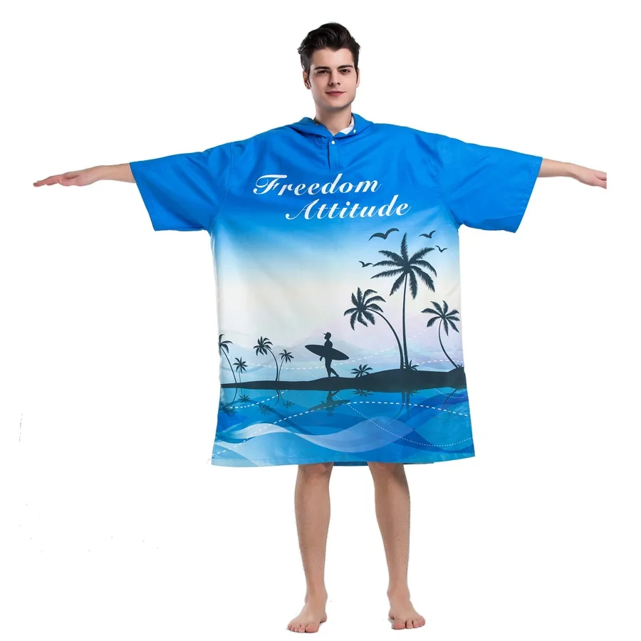 Beach Towel Bathrobes Beach Bathing Towel Portable Red Jacket Warm