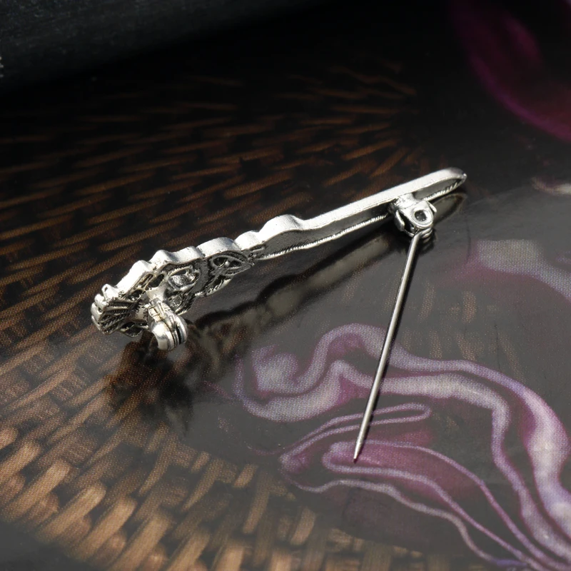 MQCHUN 4 стиль Outlander ювелирные изделия шотландский чертополох Броши с мечом булавки Мода Национальный цветок брошь для мужчин и женщин аксессуары подарок