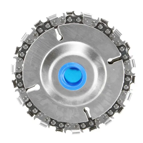 4 Inch Grinder Disc and Chain 22 Tooth Fine Cut Chain Set For 100 115 Angle Grinder 5/8 Inch Center Hole TP-0128 Islamabad