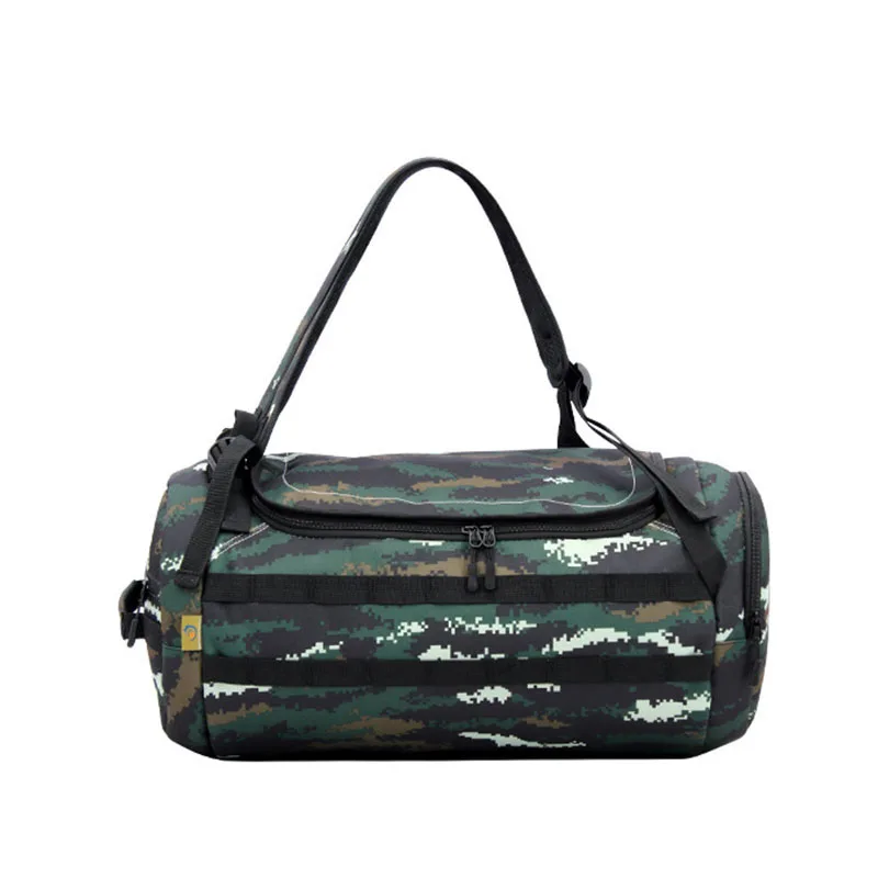 35L Gym Bag Travel Bags Women Men Sports Fitness Yoga Handbags Shoulder Crossbody Cylinder  Backpack Camo Camouflage Camping (5)
