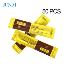 50 шт. противошрамный уход за татуировкой Fougera крем для восстановления татуировки Витамин A+ D мазь ремонт Перманентная Татуировка Supplies-A0