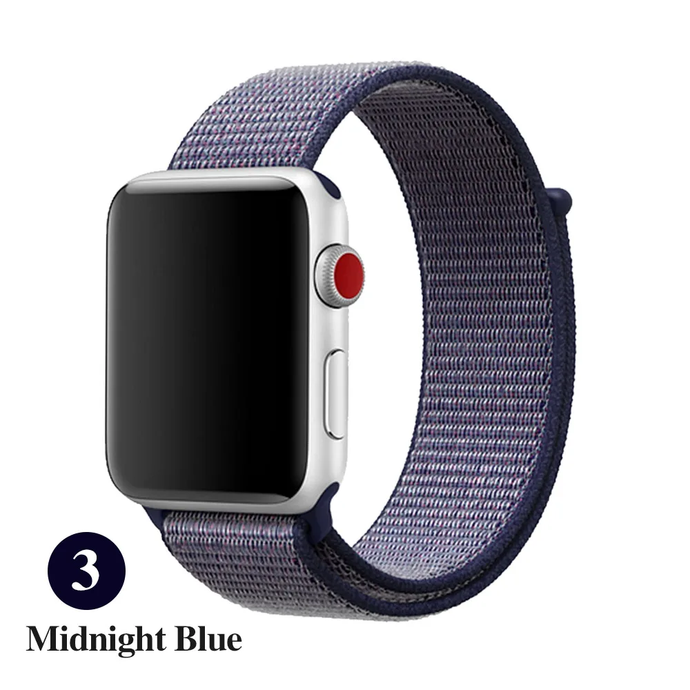 Новое высокое качество нейлон спортивная петля репликация Band для Apple Watch серии 1 2 3