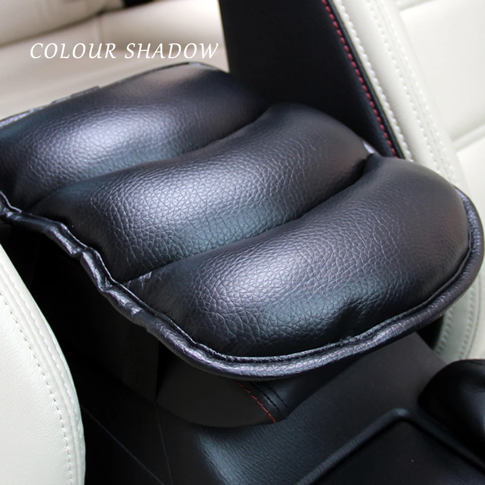 

Universal Car Seat Cover Soft Leather Auto Center Armrest Console Box Armrest Seat Protective Pad Mat Car Arm Rest Top Cover Hot