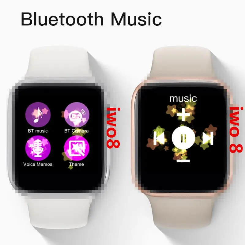 

smart watch iwo 8 smartwatch heart rate ECG for ios android fast ship for dropshipping