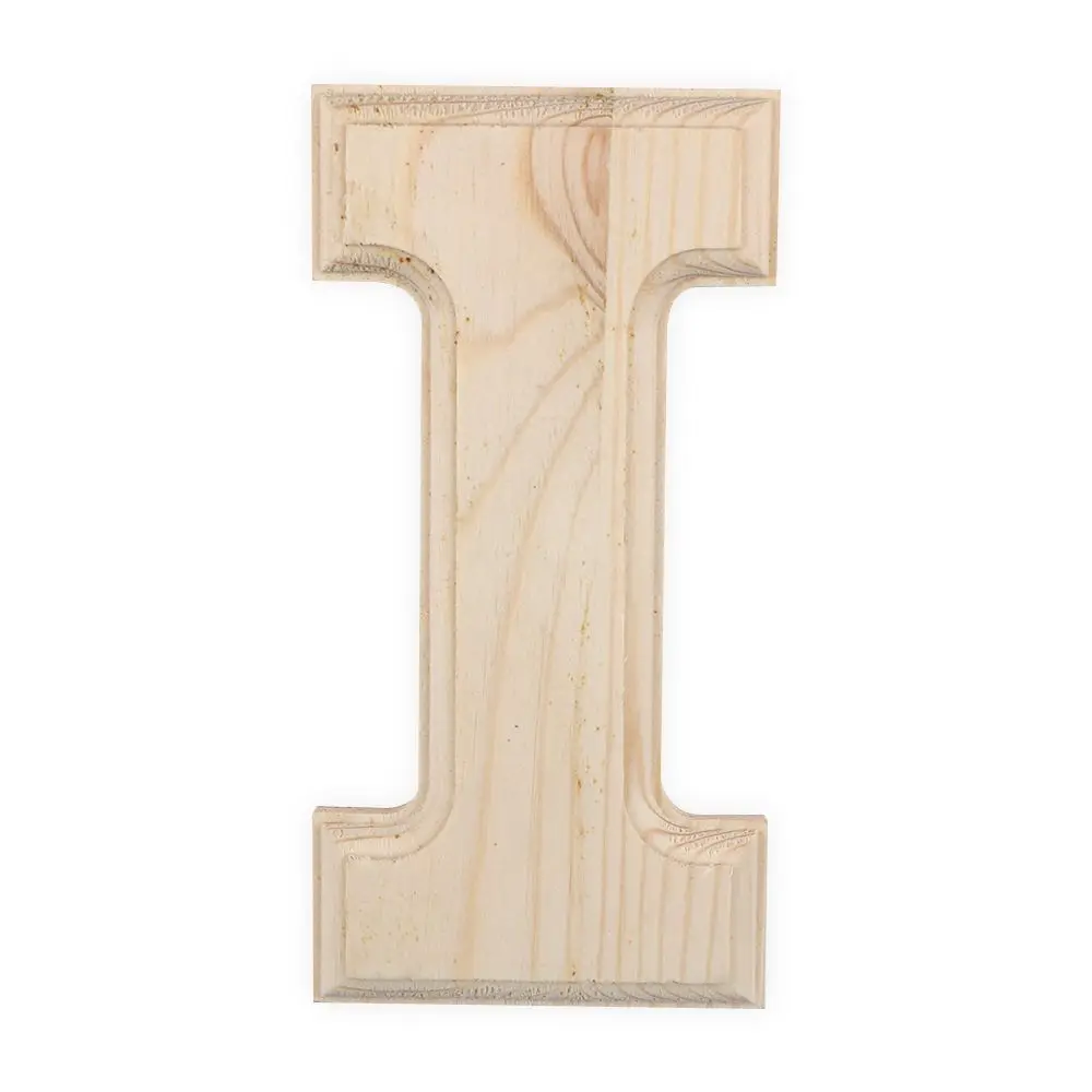 Wholesale 15cm High Wood Wooden Letters A To Z Alphabet Birthday Gift Bridal Wedding Party Home Decorations Freestaning Letter - Цвет: I