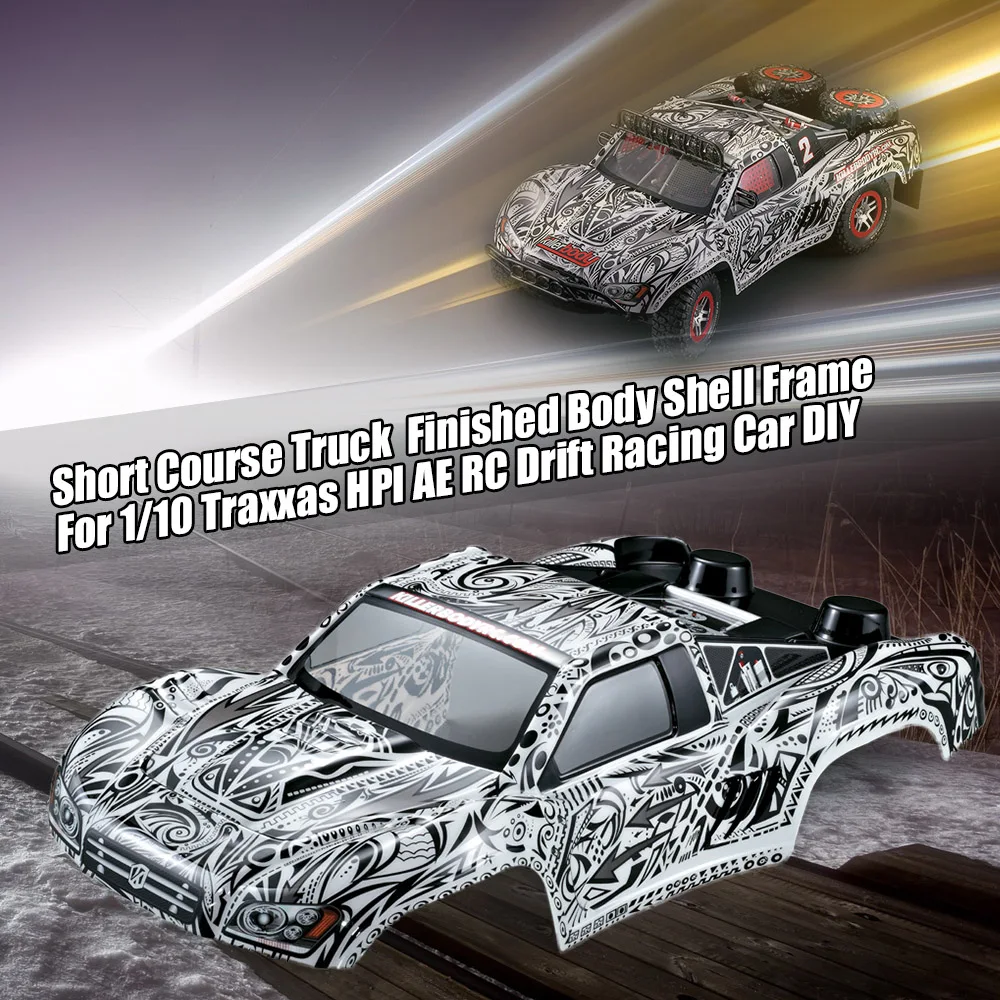 327mm Short Course Truck RC Car Body Shell Frame for 110 Traxxas HPI AE Drifting Racing Car DIY Car Parts (1)