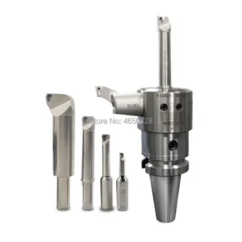 Best New NBH2084S BT40 LBK6 55L Fine Tune Boring Head 0.005 Precision Boring Combination Fine Boring Tool FOR CNC Machine Boring
