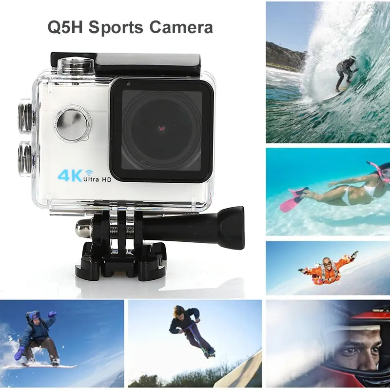Спортивная DV 1080 P Точная альпинистская водостойкая камера 2,0 дюймов сенсорный экран плавающая Экшн-камера Ultra 173°A + HD